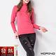 (女)日本素材發熱衣 速暖長袖高領衫 長袖T恤 粉紅色 MORINO摩力諾 衛生衣 product thumbnail 4