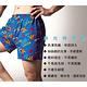 DADADO-SUMMER TIME M-3L印花四角男內褲(藍) 天然絲光棉-吸濕排汗 product thumbnail 7