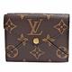 LV M81665 經典CELESTE系列Monogram印花帆布暗釦三折短夾(粉紅色) product thumbnail 2