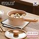 STOLTZ 韓國製LIMA系列鑄造陶瓷單柄湯鍋18CM(附鍋蓋)-蜜桃粉 product thumbnail 3