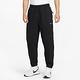 Nike 褲子 Solo Swoosh Fleece Pants 男款 黑 針織 寬鬆 休閒 長褲 彈性 棉褲 DX1365-010 product thumbnail 4