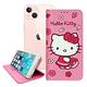 三麗鷗授權 Hello Kitty iPhone 13 6.1吋 櫻花吊繩款彩繪側掀皮套 product thumbnail 2