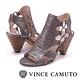 Vince Camuto 編織簍空側繞帶高跟涼鞋-銀色 product thumbnail 7