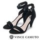 Vince Camuto 高貴麂皮一字高跟涼鞋-絨黑 product thumbnail 2