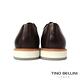Tino Bellini 牛皮壓紋綁帶紳士鞋HM4T012-6(可可色) product thumbnail 4
