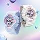 CASIO 卡西歐 BABY-G 未來風 夢幻偏光色彩 Y型構造雙顯錶-珠光白 BA-110FH-7A product thumbnail 6