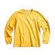 EDWIN 露營系列 背後富士山營地LOGO長袖T恤-女-桔黃色 product thumbnail 2