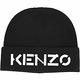 KENZO Logo 印花字母針織羊毛帽(黑色) product thumbnail 2