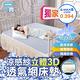 三貴SANKI 涼感紗立體3D透氣網床墊150*186(天空藍) product thumbnail 3