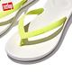 【FitFlop】IQUSHION ERGONOMIC FLIP-FLOPS 輕量人體工學夾腳涼鞋-男(都會白/熒光黃) product thumbnail 6