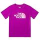 The North Face 兒童 FLASHDRY吸濕透氣短袖圓領T恤(亞洲版型)_紫色 N product thumbnail 2
