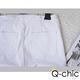 搶眼拉鍊裝飾時尚煙管褲  (白色)-Q-chic product thumbnail 5