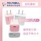 POLYWELL 迷你20W快充組 粉紅色充電器 + Type-C+Lightning編織充電線 2M product thumbnail 5