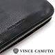 Vince Camuto 素面拉鍊手拿肩背兩用包-黑色 product thumbnail 5