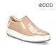 ECCO SOFT 9 漆皮厚底懶人鞋-裸色 product thumbnail 2