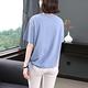 【Paiya 派亞】新款氣質大碼女士氣質遮肚純色圓領短袖T恤(M-4XL) product thumbnail 4
