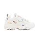 Fila Distracer Heart [5-C112Y-166] 女 休閒鞋 經典 厚底 愛心 日常 穿搭 米白 彩 product thumbnail 2