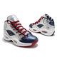 Reebok 籃球鞋 Question Mid 運動 男鞋 經典款 復刻 戰神 球鞋 穿搭 包覆 銀 藍 FZ1366 product thumbnail 8