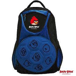 憤怒鳥Angry Birds足球硬殼造型書背包(藍)