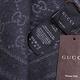 GUCCI Jacquard Con Motivo GG logo 鉚釘羊毛圍巾(灰) product thumbnail 4