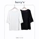 betty’s貝蒂思　領口透視古典蕾絲七分袖T-shirt(共二色) product thumbnail 5