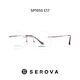 SEROVA 輕盈鈦系列 舒適無框光學眼鏡 張藝興配戴款/共5色#SP1055 product thumbnail 8
