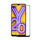 IN7 vivo Y20 / Y20s (6.51吋) 高清 高透光2.5D滿版9H鋼化玻璃保護貼 疏油疏水 鋼化膜-黑色 product thumbnail 2