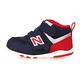 NEWBALANCE 574系列 男女兒童復古慢跑鞋-魔鬼氈-NB N字鞋 FS574HTI 丈青紅 product thumbnail 2