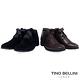 Tino Bellini 原色時尚拼接緞帶綁帶短靴 _ 黑 product thumbnail 3