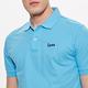 【Lynx Golf】男款經典配色Logo繡字短袖POLO衫-淺藍色 product thumbnail 7
