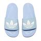 adidas 拖鞋 Adilette Lite 套腳 三葉草 女鞋 愛迪達 輕便 舒適 夏日 再生材質 藍 白 H05681 product thumbnail 8