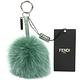 FENDI POMPOM BAG CHARM 狐狸毛球吊飾(綠色) product thumbnail 3