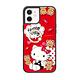 三麗鷗 Kitty iPhone 12 mini 5.4吋施華彩鑽減震指環扣手機殼-凱蒂好朋友 product thumbnail 2