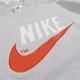 Nike 大學T Trend Over Sweatshirts 男款 厚實面料 雙重縫線 超寬鬆 穿搭 灰 橘 DM5274-050 product thumbnail 8