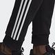 Adidas M 3s Fl Tc Pt [HL6880] 男 運動長褲 訓練 休閒 經典 舒適 亞洲版 黑 product thumbnail 6