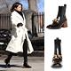 STEVE MADDEN-LOREEN 金飾中筒樂福跟靴-黑色 product thumbnail 8