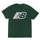 New Balance 短袖上衣 Essentials Graphic Tee 男款 深綠 森林綠 短T 休閒 基本款 寬鬆 MT23514NWG product thumbnail 3