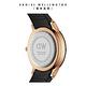 Daniel Wellington DW 手錶 Iconic Motion 40mm躍動黑膠腕錶 玫瑰金框 DW00100425 product thumbnail 7