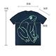 PAUL SMITH藝術字體LOGO大眼青蛙圖案設計純棉短袖T恤(男款/深藍) product thumbnail 7