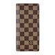 LV N61064 BRAZZA棋盤格DAMIER  EBENE帆布8卡直立對折長夾(黑) product thumbnail 2