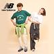 [New Balance]親膚植絨學院風文字短袖上衣_男性_綠色_AMT33551NWG product thumbnail 3