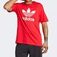 Adidas Trefoil T-Shirt 男 紅色 休閒 運動 LOGO 三葉草 T恤 上衣 短袖 IR8009 product thumbnail 2
