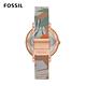 FOSSIL Jacqueline 經典夏日圖騰真皮女錶 玫瑰金不鏽鋼鍊帶 36MM ES5170 product thumbnail 4