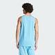 adidas 愛迪達 背心 男款 運動背心 三葉草 國際碼 TREFOIL TANK 藍 IM9431 product thumbnail 2