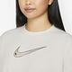 Nike 大學T NSW Swoosh Sweatshirts 女款 運動休閒 抽繩 落肩 寬鬆 穿搭 米 黃 DO7212-030 product thumbnail 5