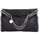 Stella McCartney Falabella Shaggy 鍊帶兩用包(黑色) product thumbnail 6