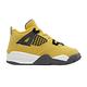 Nike 休閒鞋 Jordan 4 Retro TD 童鞋 經典款 喬丹4代 復刻 小童 閃電  黃 黑 BQ7670-700 product thumbnail 6