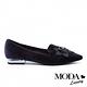 低跟鞋 MODA Luxury 優雅神秘立體花卉尖頭低跟鞋－灰 product thumbnail 4