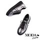 休閒鞋 MODA Luxury 硬朗個性派側拉鍊設計厚底綁帶休閒鞋－古銅 product thumbnail 5