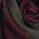 Vivienne Westwood 義大利製行星LOGO雙面撞色配色羊毛圍巾(酒紅/綠) product thumbnail 6